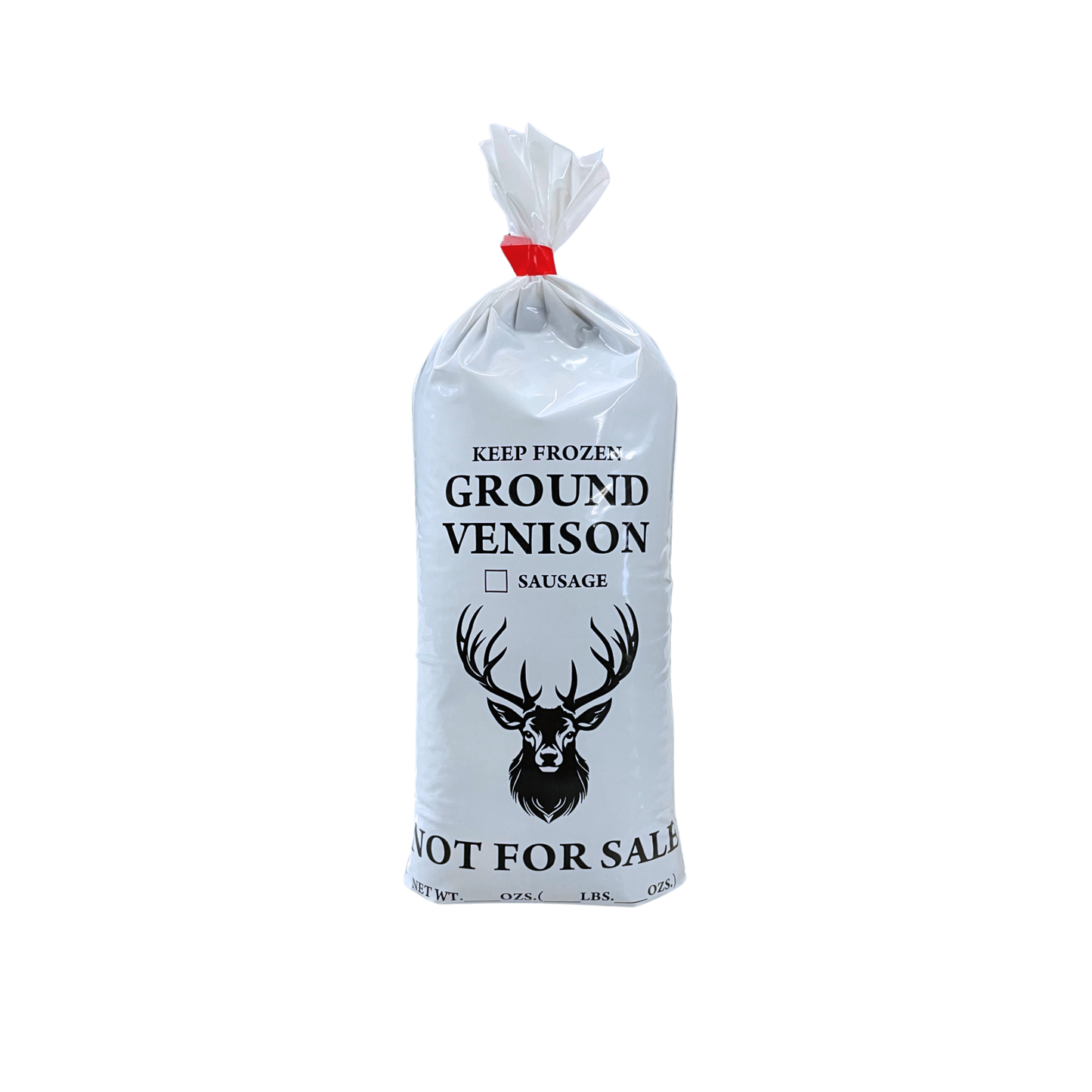 1 lb Ground Meat Bag, Ground Venison Not For Sale, 1000 Bags