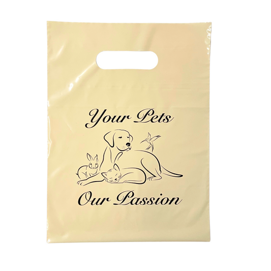 Your Pets Our Passion Veterinary Giveaway Bag, 9X12, 100 Bags