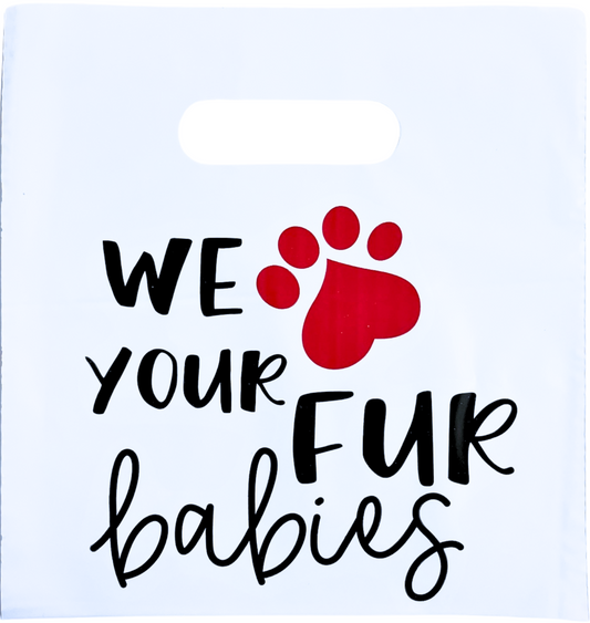 We Love Your Furbabies Vet Giveaway Bag, 9X9, 100 Bags