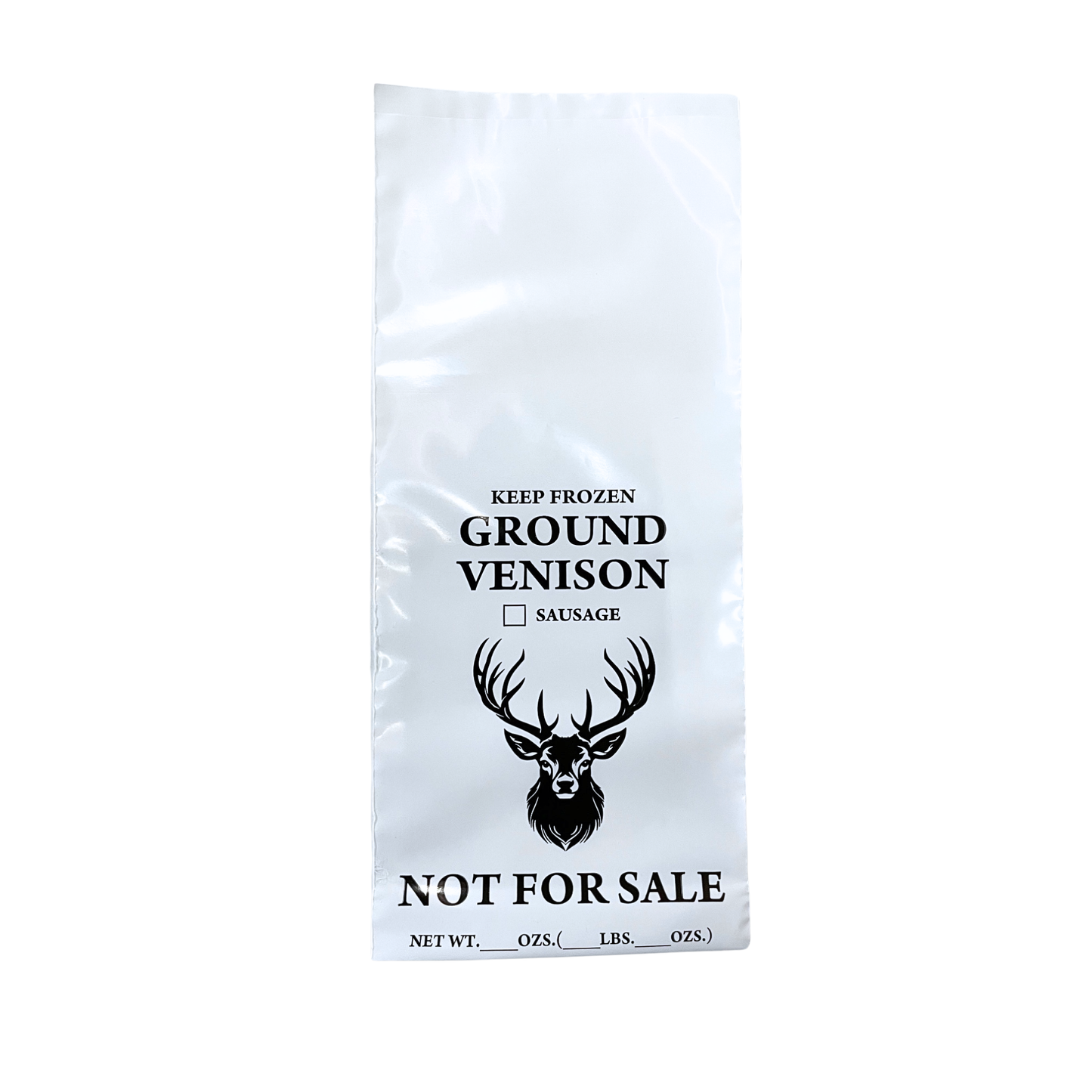 1 lb Ground Meat Bag, Ground Venison Not For Sale, 1000 Bags