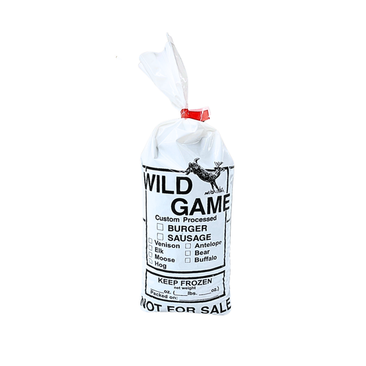 1 LB GROUND MEAT BAG, WILD GAME NOT FOR SALE, 1000 BAGS
