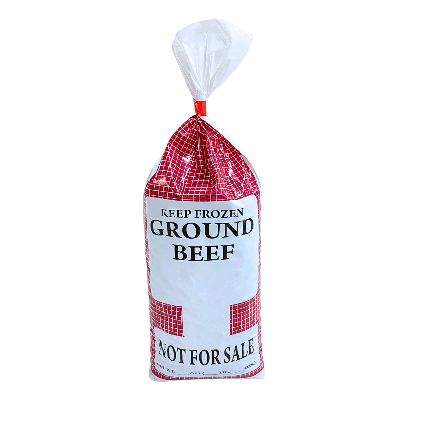 1 LB GROUND MEAT BAG, GROUND BEEF NOT FOR SALE, 1000 BAGS