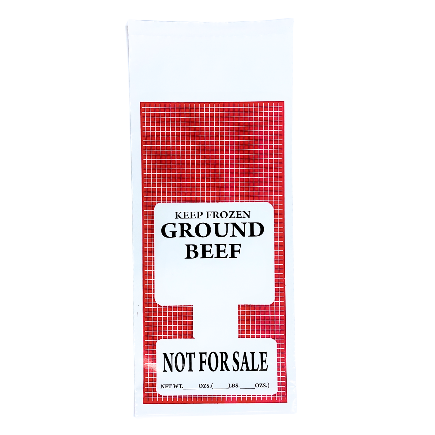 1 LB GROUND MEAT BAG, GROUND BEEF NOT FOR SALE, 1000 BAGS