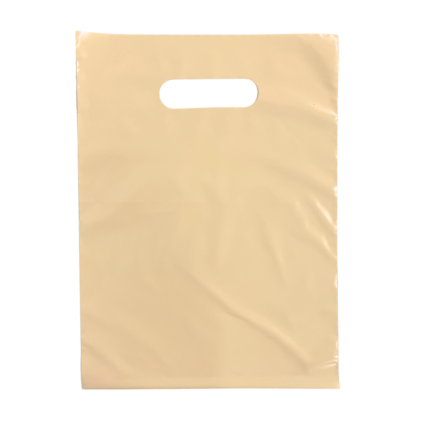 9x12 Die-cut supply bags - Ivory color - ABagCo