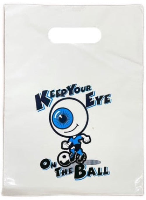 KEEP YOUR EYE ON THE BALL OPTOMETRY GIVEAWAY BAG, 9X12, 100 BAGS