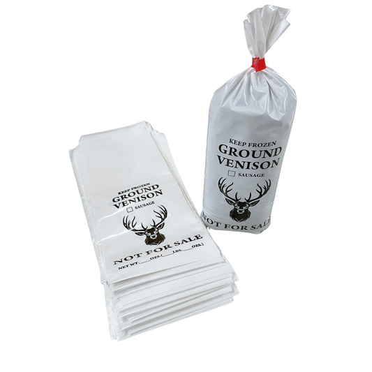 1 lb Ground Meat Bag Ground Venison NFS, 100 Bags - ABagCo