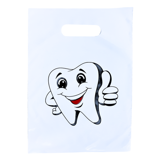 9X12  DENTAL SUPPLY BAG TOOTH - 100 bags